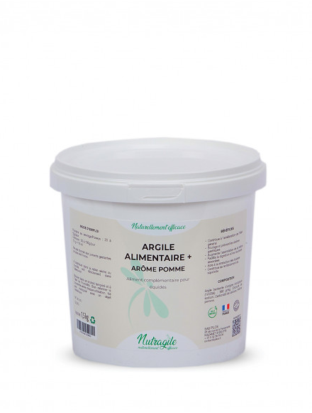 Argile alimentaire + pomme