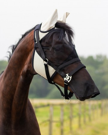 Bonnet anti mouche avec clapet de nez détachable