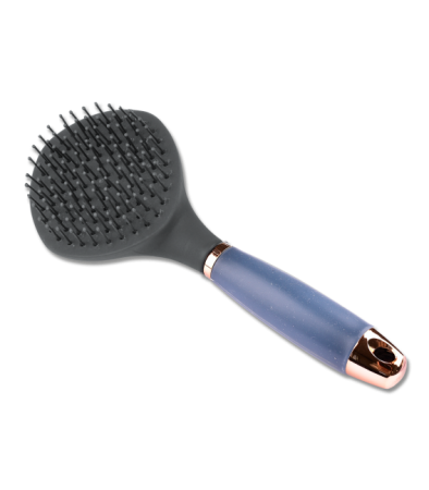 Brosse à crins avec poignée en gel