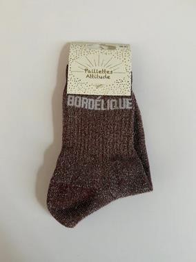 Chaussettes courtes &agrave; Paillettes