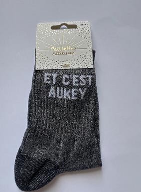 Chaussettes courtes &agrave; Paillettes