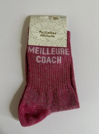 Chaussettes courtes &agrave; Paillettes