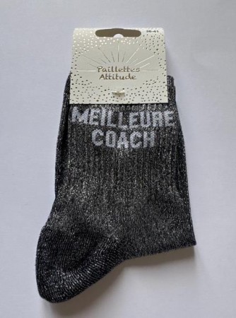 Chaussettes courtes &agrave; Paillettes