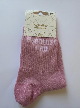 Chaussettes courtes &agrave; Paillettes