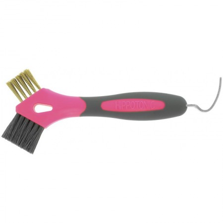 Cure pied brosse métal