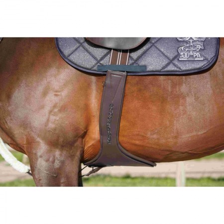 Sangle cuir disco noir