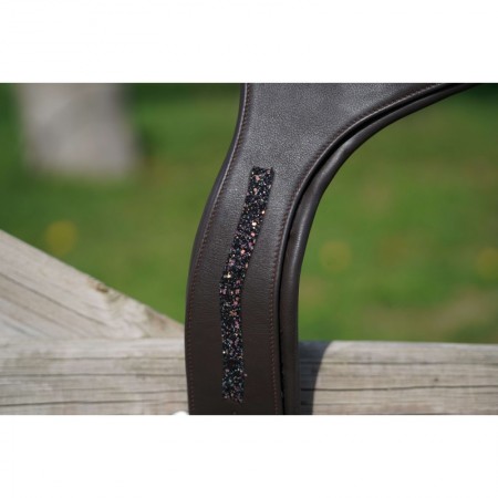 Sangle cuir disco noir