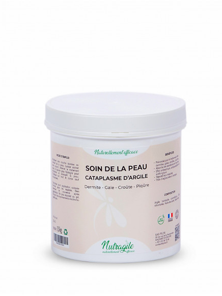 Soin de la peau pte d\'argile