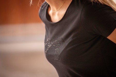 T-shirt Iconic Strass SS26