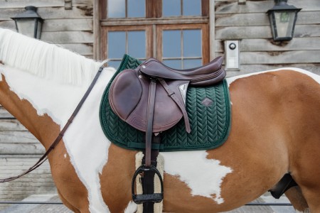 Tapis de selle Velvet Pearls Jumping